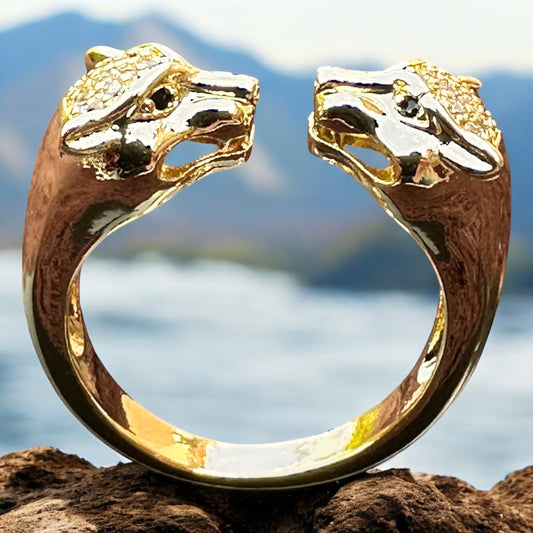 Double Panther Ring